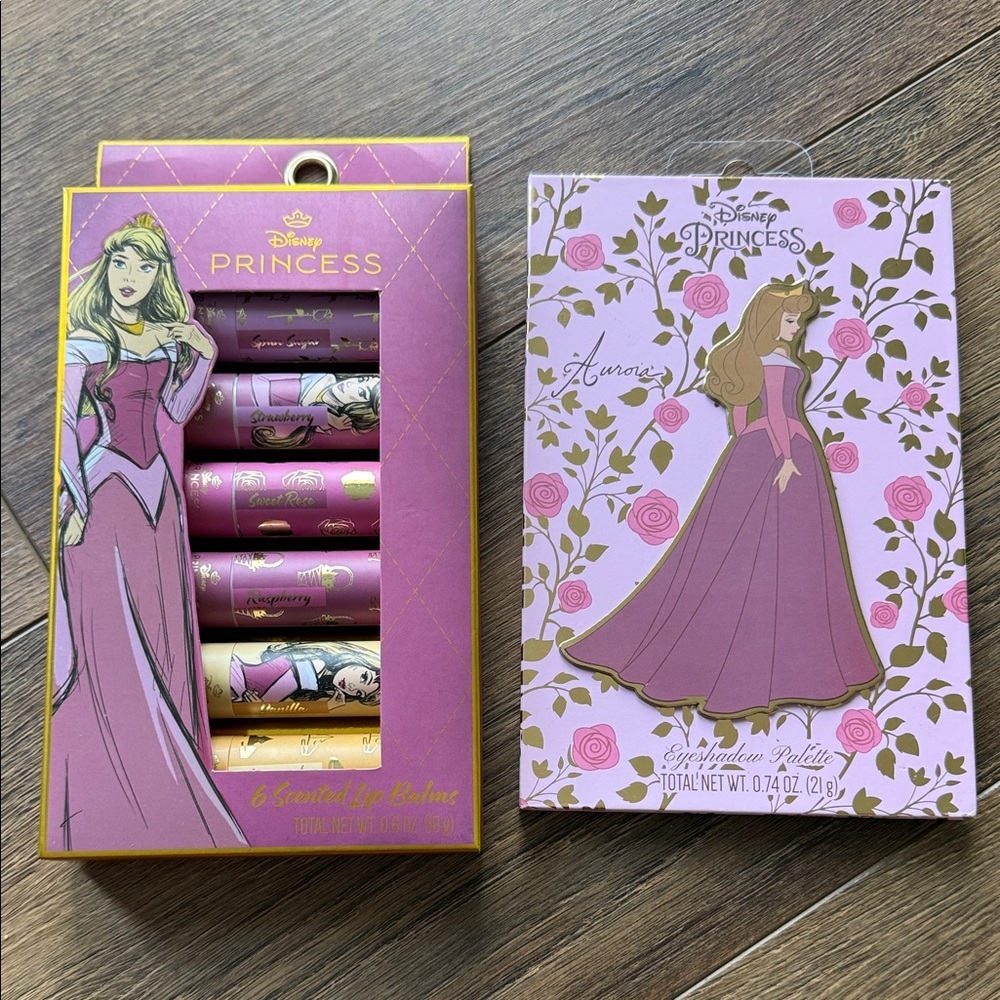 Disney Princess Aurora Lip Balm & Eyeshadow Set - Pink